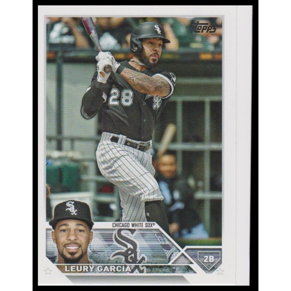 2023 Topps #409 Leury Garcia Advanced Stats